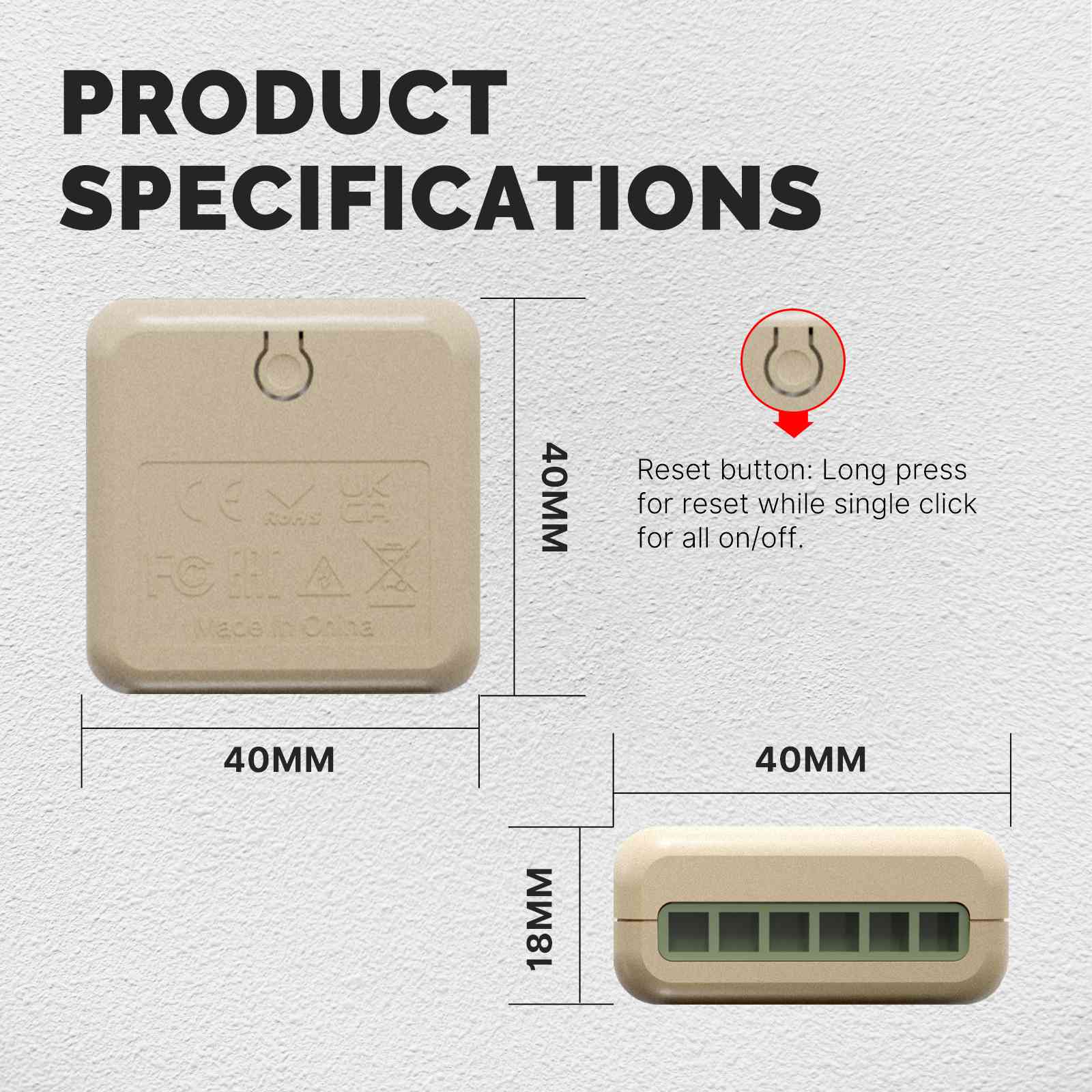 Présentation du micromodule WiFi variateur de lumière Moes WM-105-M-MS